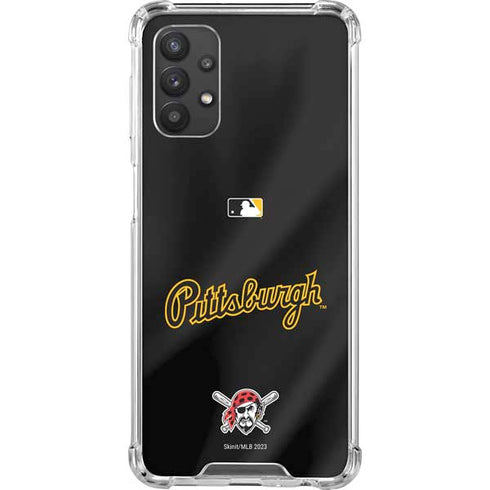 MLB Pittsburgh Pirates Alternate/Away Jersey Galaxy A32 5G Clear Case
