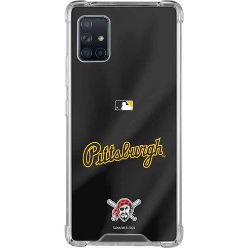 MLB Pittsburgh Pirates Alternate/Away Jersey Galaxy A51 5G Clear Case