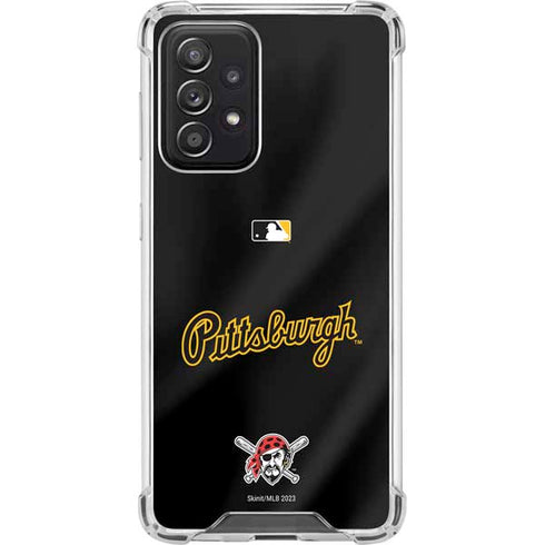 MLB Pittsburgh Pirates Alternate/Away Jersey Galaxy A52 5G Clear Case
