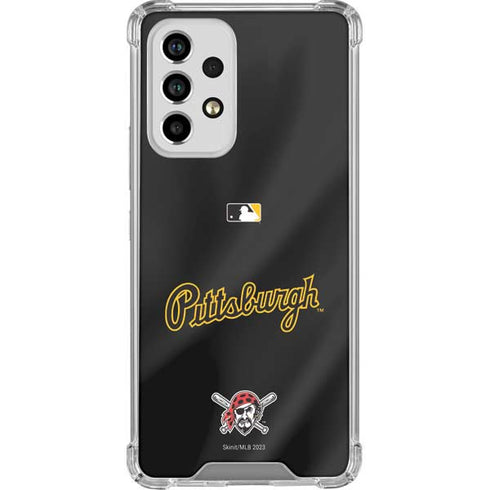 MLB Pittsburgh Pirates Alternate/Away Jersey Galaxy A53 5G Clear Case