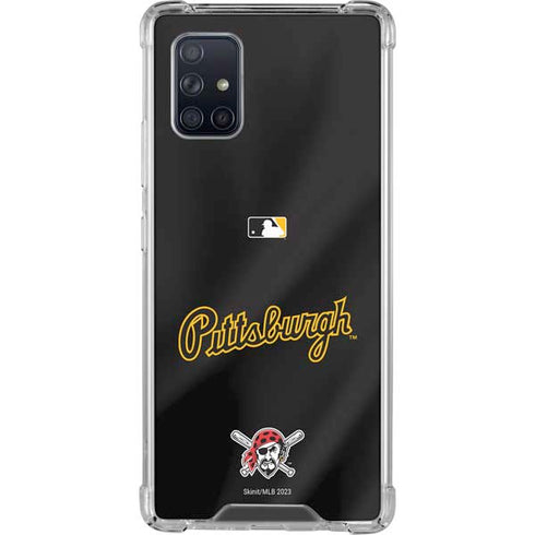 MLB Pittsburgh Pirates Alternate/Away Jersey Galaxy A71 5G Clear Case