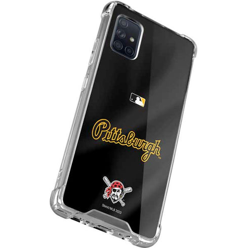 MLB Pittsburgh Pirates Alternate/Away Jersey Galaxy A71 5G Clear Case