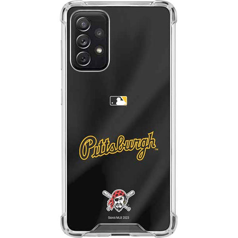 MLB Pittsburgh Pirates Alternate/Away Jersey Galaxy A72 5G Clear Case