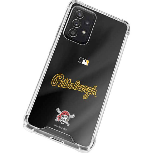 MLB Pittsburgh Pirates Alternate/Away Jersey Galaxy A72 5G Clear Case