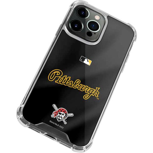 MLB Pittsburgh Pirates Alternate/Away Jersey iPhone 14 Pro Clear Case