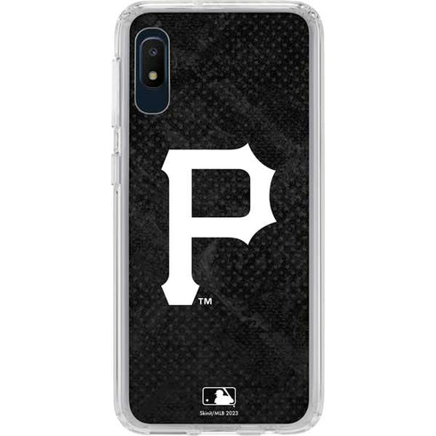 MLB Pittsburgh Pirates Dark Wash Galaxy A10e Clear Case