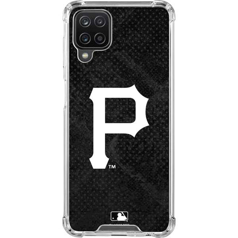 MLB Pittsburgh Pirates Dark Wash Galaxy A12 Clear Case