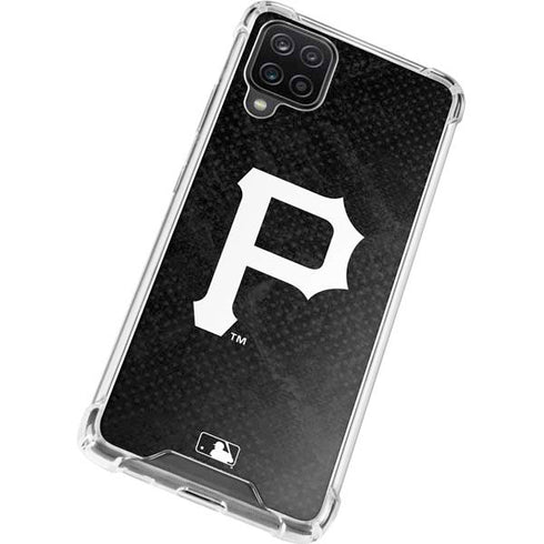 MLB Pittsburgh Pirates Dark Wash Galaxy A12 Clear Case