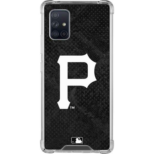 MLB Pittsburgh Pirates Dark Wash Galaxy A71 5G Clear Case