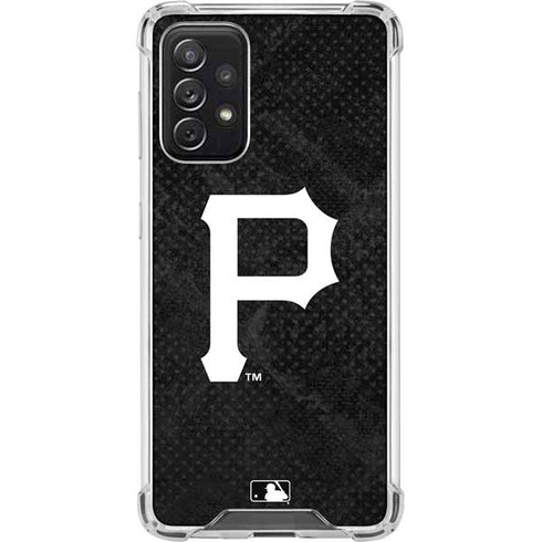 MLB Pittsburgh Pirates Dark Wash Galaxy A72 5G Clear Case