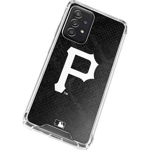 MLB Pittsburgh Pirates Dark Wash Galaxy A72 5G Clear Case