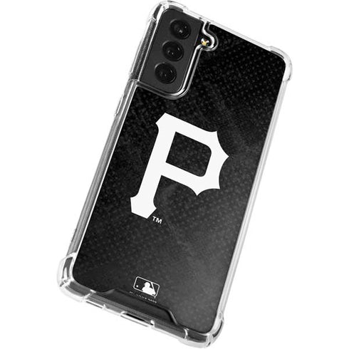 MLB Pittsburgh Pirates Dark Wash Galaxy S21 FE Clear Case