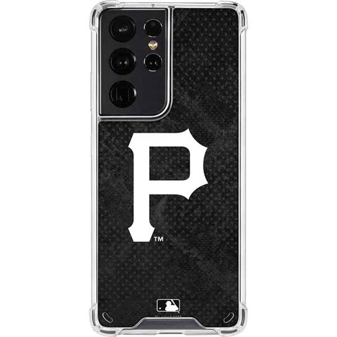 MLB Pittsburgh Pirates Dark Wash Galaxy S21 Ultra 5G Clear Case