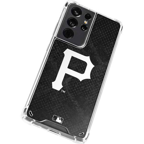 MLB Pittsburgh Pirates Dark Wash Galaxy S21 Ultra 5G Clear Case