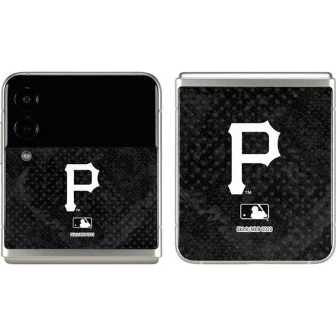 MLB Pittsburgh Pirates Dark Wash Galaxy Z Flip3 5G Skin