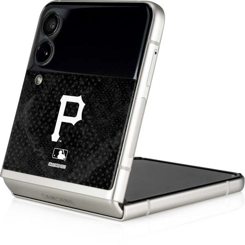 MLB Pittsburgh Pirates Dark Wash Galaxy Z Flip3 5G Skin