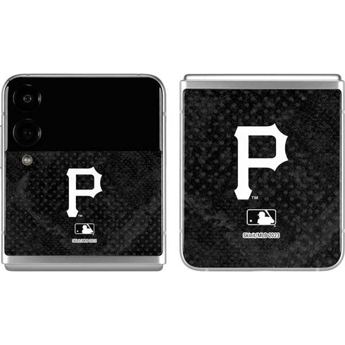 MLB Pittsburgh Pirates Dark Wash Galaxy Z Flip4 5G Skin