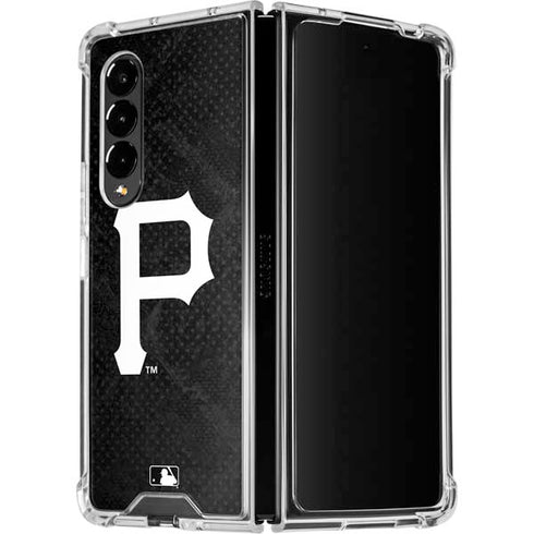 MLB Pittsburgh Pirates Dark Wash Galaxy Z Fold4 5G Clear Case