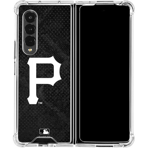 MLB Pittsburgh Pirates Dark Wash Galaxy Z Fold4 5G Clear Case
