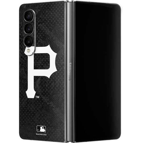 MLB Pittsburgh Pirates Dark Wash Galaxy Z Fold4 5G Skin