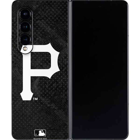 MLB Pittsburgh Pirates Dark Wash Galaxy Z Fold4 5G Skin