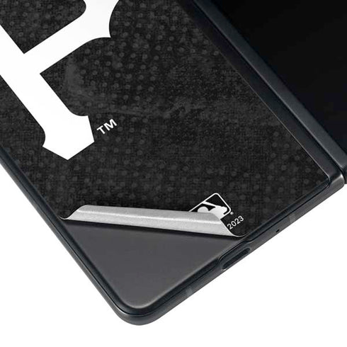 MLB Pittsburgh Pirates Dark Wash Galaxy Z Fold4 5G Skin