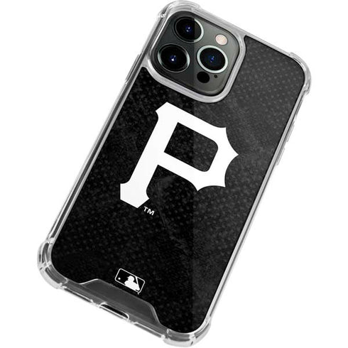 MLB Pittsburgh Pirates Dark Wash iPhone 13 Pro Clear Case