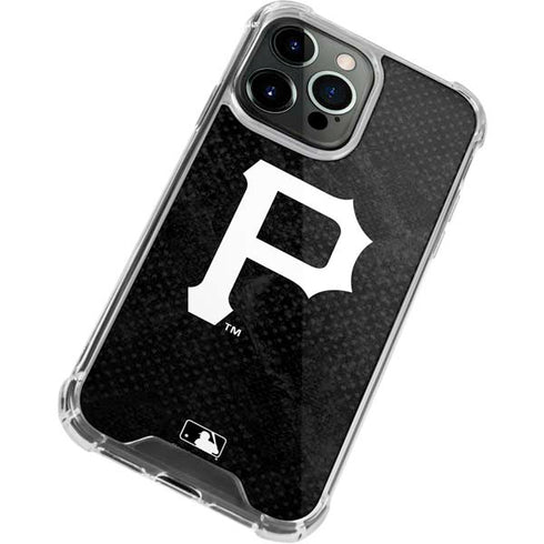 MLB Pittsburgh Pirates Dark Wash iPhone 13 Pro Max Clear Case