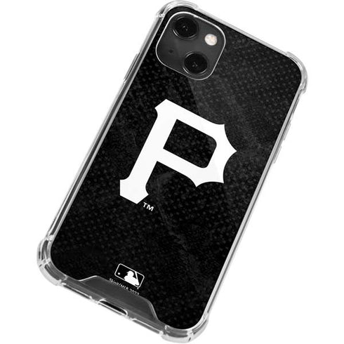 MLB Pittsburgh Pirates Dark Wash iPhone 15 Plus Clear Case