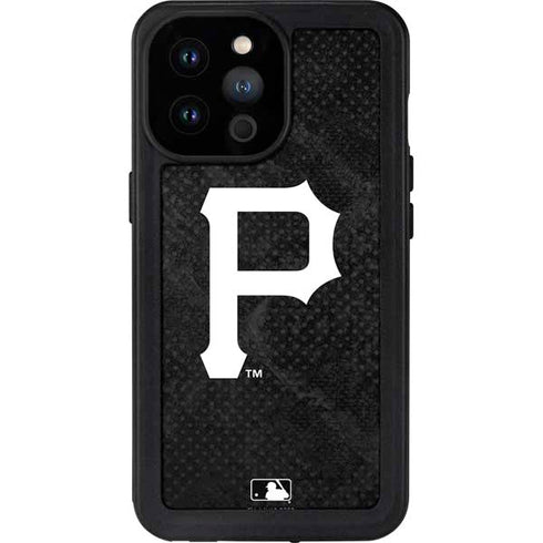 MLB Pittsburgh Pirates Dark Wash iPhone 14 Pro Max Waterproof Case