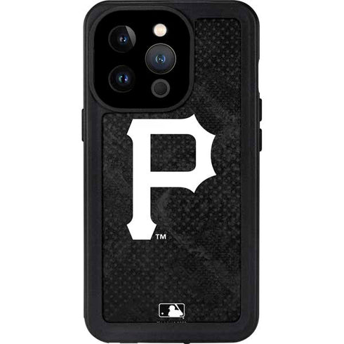MLB Pittsburgh Pirates Dark Wash iPhone 14 Pro Waterproof Case