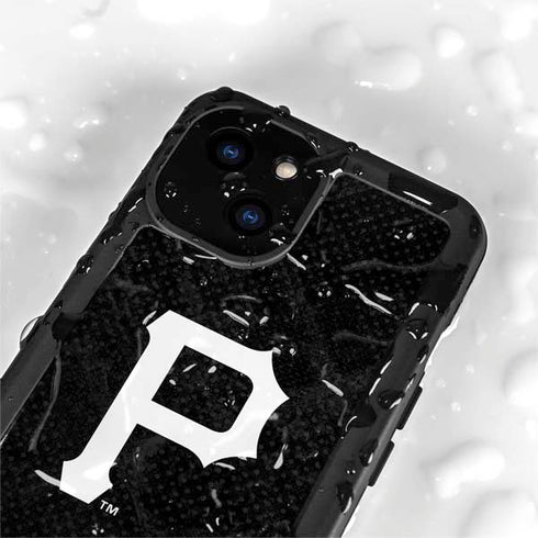 MLB Pittsburgh Pirates Dark Wash iPhone 15 Waterproof Case