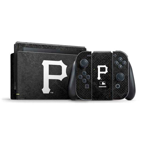 MLB Pittsburgh Pirates Dark Wash Nintendo Switch Bundle Skin