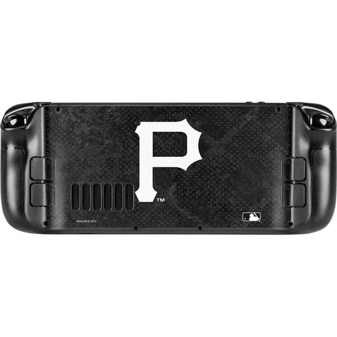 MLB Pittsburgh Pirates Dark Wash Steam Deck Handheld Gaming Computer Skin