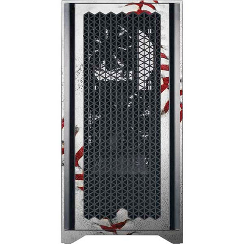 MLB Pittsburgh Pirates Game Ball Corsair 4000D Tempered Glass Mid-Tower ATX Case Skin