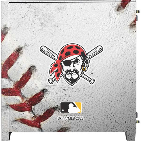 MLB Pittsburgh Pirates Game Ball Corsair 4000D Tempered Glass Mid-Tower ATX Case Skin