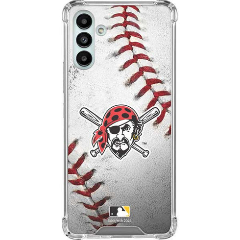 MLB Pittsburgh Pirates Game Ball Galaxy A13 5G Clear Case