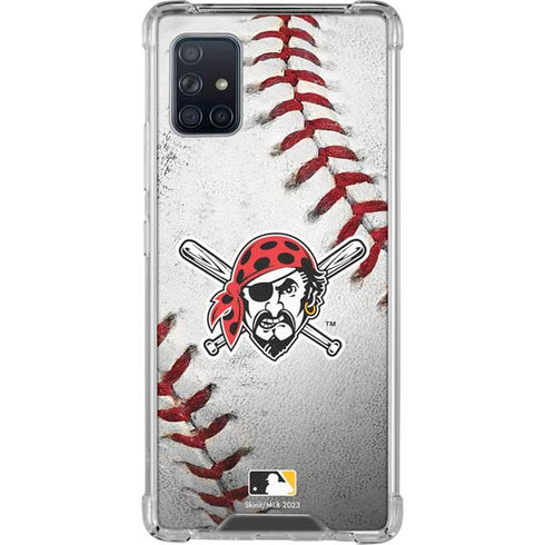 MLB Pittsburgh Pirates Game Ball Galaxy A51 5G Clear Case