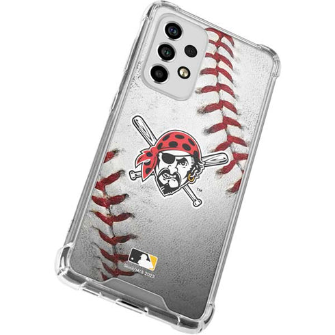 MLB Pittsburgh Pirates Game Ball Galaxy A53 5G Clear Case