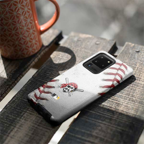 MLB Pittsburgh Pirates Game Ball Galaxy S20 Ultra 5G Pro Case