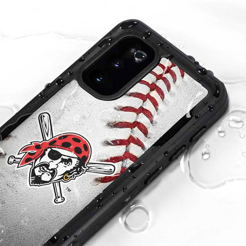 MLB Pittsburgh Pirates Game Ball Galaxy S20 Waterproof Case