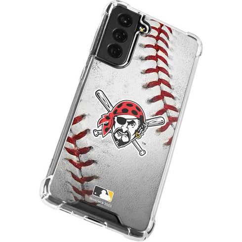 MLB Pittsburgh Pirates Game Ball Galaxy S21 FE Clear Case