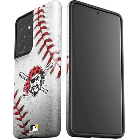 MLB Pittsburgh Pirates Game Ball Galaxy S21 Ultra 5G Pro Case