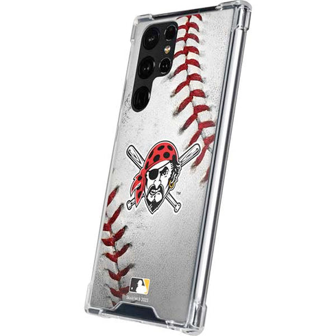MLB Pittsburgh Pirates Game Ball Galaxy S22 Ultra Clear Case