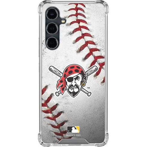 MLB Pittsburgh Pirates Game Ball Galaxy S23 FE Clear Case