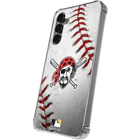 MLB Pittsburgh Pirates Game Ball Galaxy S24 Plus Clear Case