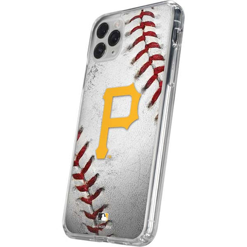 MLB Pittsburgh Pirates Game Ball iPhone 11 Pro Clear Case