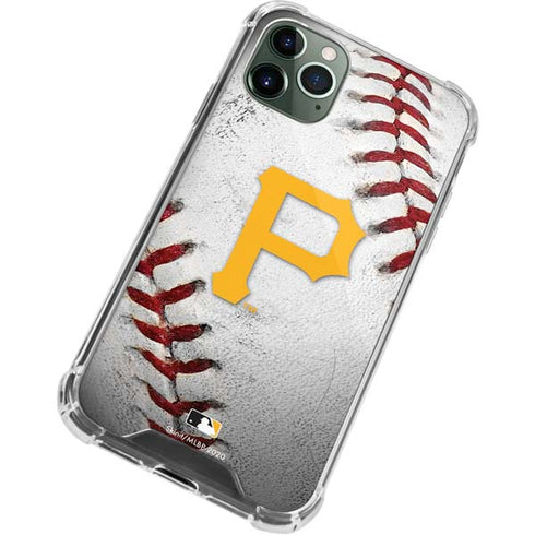 MLB Pittsburgh Pirates Game Ball iPhone 11 Pro Max Clear Case