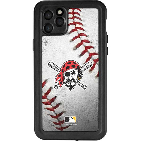 MLB Pittsburgh Pirates Game Ball iPhone 11 Pro Max Waterproof Case