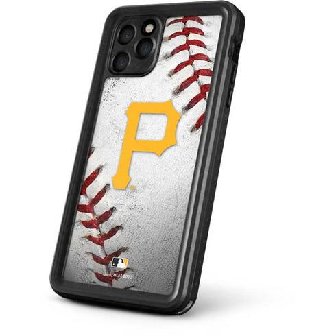 MLB Pittsburgh Pirates Game Ball iPhone 11 Pro Waterproof Case